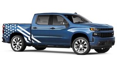 Bed US flag graphics stickers decal compatible with Chevrolet Silverado