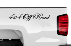 4X4 OFF ROAD – Side body Vinyl Decal – Sticker Fits Truck Bed Ford Chevy PS24