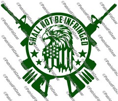 2nd Amendment,Shall Not Be Infringed,Molon Labe,We The People,Eagle,Vinyl Decal