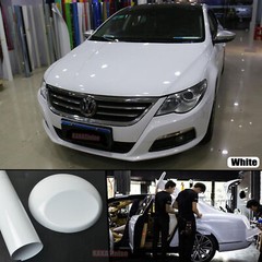 Solid White Ultra Glossy Chrome Metallic Full Car Vinyl Wrap SUV Hood Sticker US