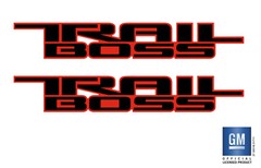 2019 20 21 22 23 Chevy Silverado Next Gen TRAIL BOSS Z71 Bedside Decal Stickers