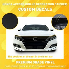 For Honda Accord 2018-2020 Front Grille Chrome Delete Blackout Precut Vin E