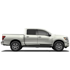 Side door line stripes graphics stickers decal compatible with Nissan Titan