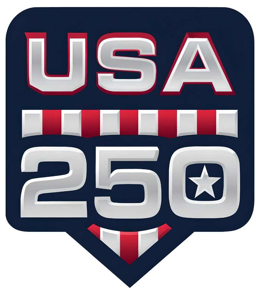 🦅USA 250 Jersey Patch Styled Vinyl Decal Sticker 2″-18″ You Choose Size!🎆