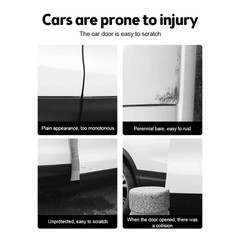 2/4pcs Silicone Car Door Corner Protectors – Anti-Collision Guard Covers