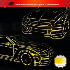 3M SILVER WHITE REFLECTIVE Conspicuity Auto PinStripe Vinyl Decal Tape Sticker