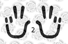 Pair – Peace Decal Fits: Wrangler – Jeep Wave Sticker Left and Right Many Colors