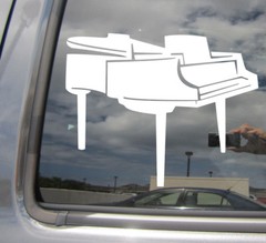 Grand Piano – Instrument Acoustic Car Bumper Window Vinyl Decal Sticker 10341