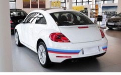 3 Colors Racing Stripe Sticker Decal For Car Exterior Hood Trunk Roof Side Door