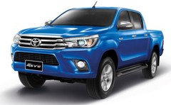 Chrome Red Side Sticker Decal 4×4 Diff Lock For Toyota Hilux Revo 2015 2018