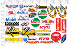 100 + Racing Decals Stickers Drag Race Nascar High Quality Vinyl FREE Shipping