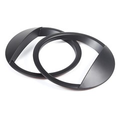 2PCS Matte Black ABS Angry Eyes Headlight Cover For Toyota FJ Cruiser 2007-2021