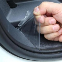 5Mx2cm Transparent Car Edge Guard Door Sill Strip Rearview Mirror Protector