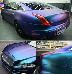 Entire SUV Car Wrap – Satin Chrome Glitter Pearl Metal Vinyl Sticker Stretch AB