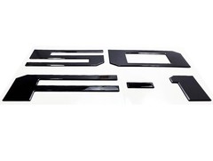 Matte Black Finish 3D Raised Tailgate Letter Pieces For 2021-up Ford F150 P702