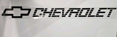 Chevrolet Windshield Tailgate Sticker Decal 40×5 inchs blk stick on most items
