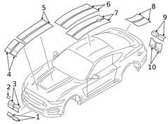 Genuine Ford Stripe Tape FR3Z-6320000-AN