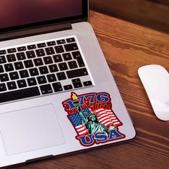 Vinyl Sticker, Liberty & Justice for All, Patriotic Die-Cut Decal