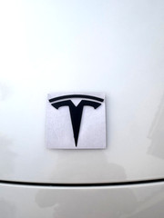 NEW TESLA MODEL 3 FRONT GRILLE HOOD REAR TRUNK NAMEPLATE LOGO BADGE T EMBLEM