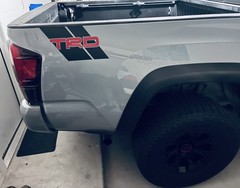 TOYOTA TACOMA TRD REAR SIDE GRAPHIC DECALS