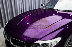ESSMO PET Marble Forged Gloss Carbon Fiber Royal Purple Vehicle Vinyl Wrap Decal