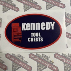 Kennedy Kits Red, White & Blue Tool Chests Box Decal Reproduced Vinyl 4” Wide