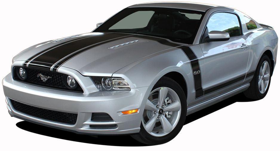 BOSS 302 Style Stripes Decals Hood Sides 3M PRO Vinyl Graphics 2013-2014 Mustang