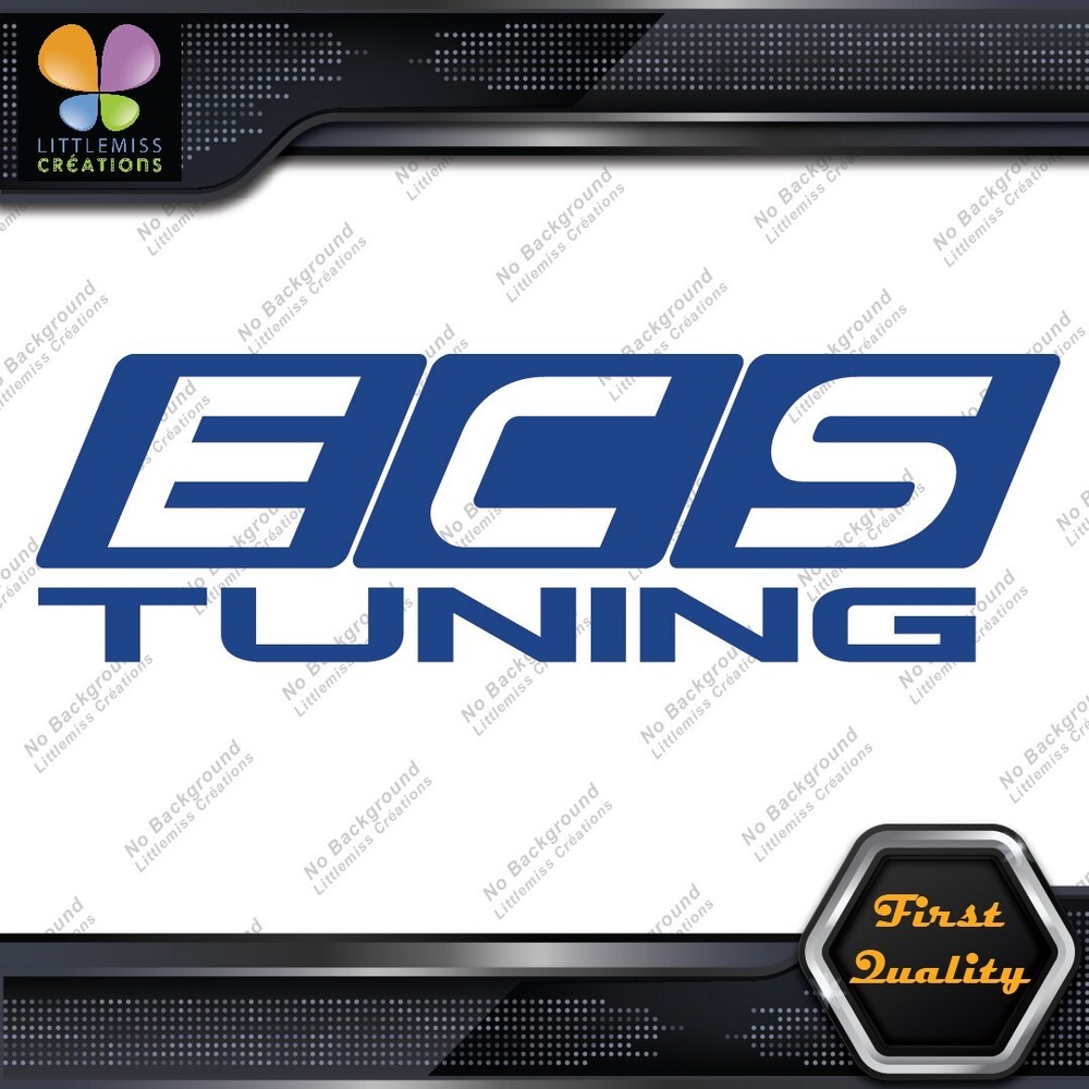 Compatible With ECS Tuning Performance Racing JDM Logo Vinyl Decals Stickers