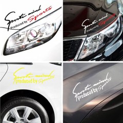 Sports Mind Racing Decal Reflective Vinyl Waterproof Car Sticker Accessories