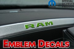 RAM 1500 DT Upper Radio Bezel Console Decals 2019 2020 2021 2022 2023 2024
