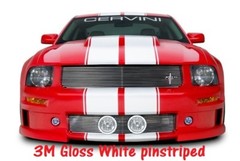 Ford MUSTANG 10″ DUEL Twin Vinyl Racing Stripes Decals 1/2″ Pinstriped 40 FEET