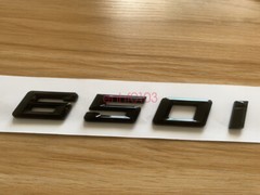 Gloss Black 3D ABS Letters Trunk 650i Emblem Rear Badge for BMW 2017-2022 650i