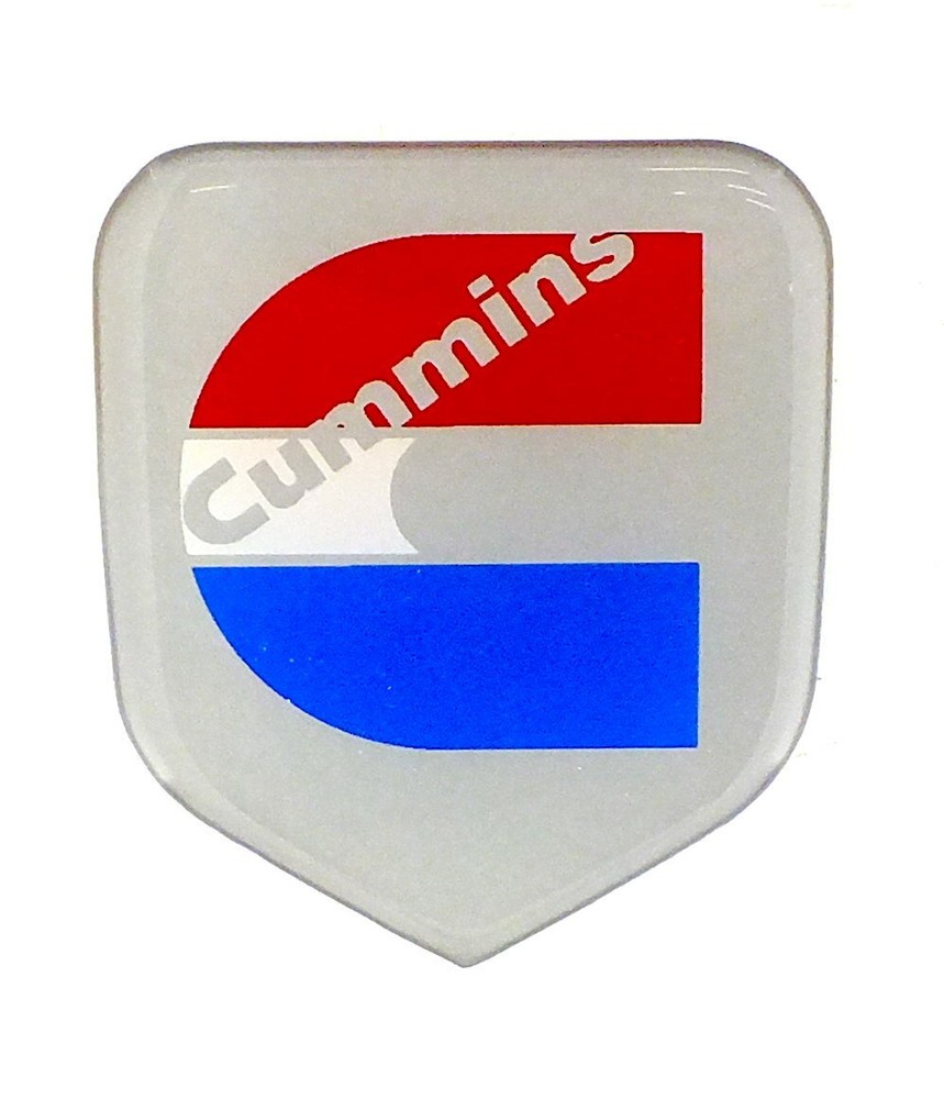 GRILLE EMBLEM fits RAM DIESEL 1994-2002 SILVER met / Red White & Blue