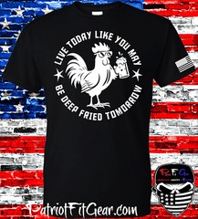 Chicken, Live Today Like,Deep Fried,Hen,Chicks, Fowl, Poultry Farm,Vinyl Decal