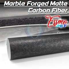 ESSMO PET Marble Forged Matte Carbon Fiber Car Vehicle Vinyl Wrap Sticker Sheet