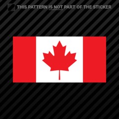 Canadian Flag Sticker Self Adhesive Vinyl canada