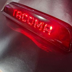 TOYOTA TACOMA 3rd brake light DECAL Custom Text fits models 1995-2015
