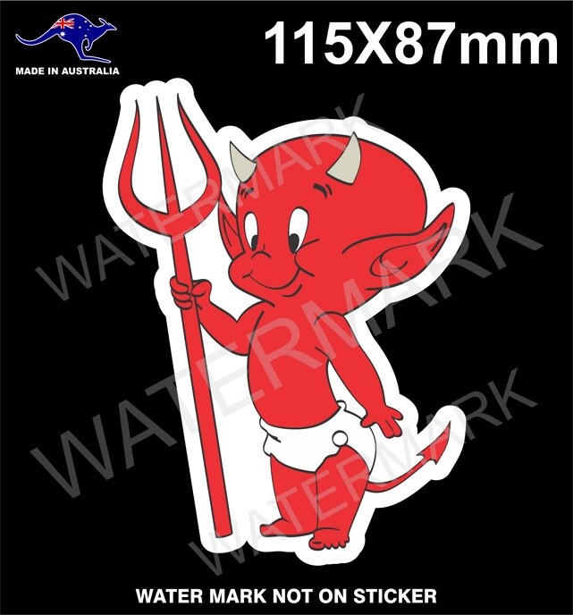 DEVIL BABY STICKER DECAL
