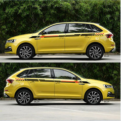 Car Sticker Both Sides Body Long Stripe Vinyl DIY Decal Decoration Accessories