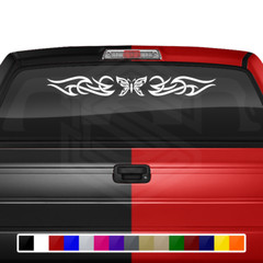 165-01 BUTTERFLY Windshield Decal Window Sticker Vinyl Banner Butterfly Tribal