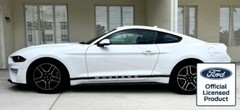 2005 – 2023 Ford Mustang Rocker Panel Door Side Stripes Stickers Both Sides RJ