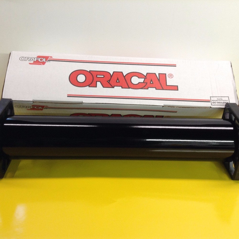 Oracal 651, 24″ x 10 yards Black Gloss 070 Vinyl for Craft,Sign. by precision62