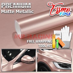 Matte Metallic Rose Gold TPU PPF Paint Protection Film Dry Wet Apply Vinyl Wrap