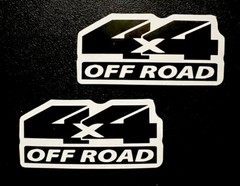 2-Items. 4×4 OFF ROAD Sticker *Matte*Finish Size: 2.75”X 1.33” Self Adhesive