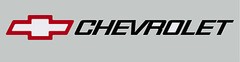 CHEVROLET / BOWTIE 1.85″ X 16″ VINYL CUT DECAL $12.25 FREE SHIPPING RED / BLACK