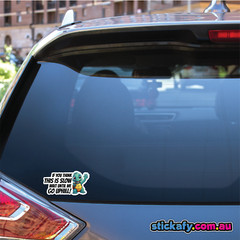 If you Think this is Slow Sticker | Vinyl Car Decal Funny Aussie Meme Adult