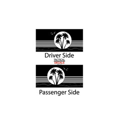 Beach Scene Design Decal Fits 2022 – 2023 Jeep Grand Wagoneer GW1-XR4