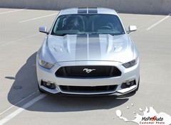 2015 FADE RALLY Ford Mustang Hood Roof Fading Racing Stripes Vinyl Graphic Decal