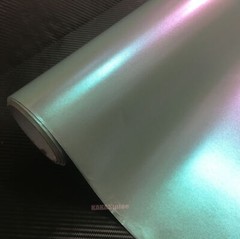 Flat Satin Pearl Glitter Metal Chameleon Chrome Car Vinyl Wrap Sticker Strips AB