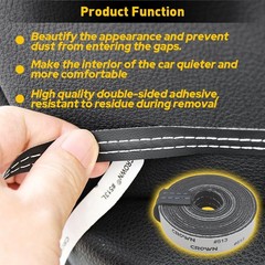 2M Car Mouldings Trim Decor Line Strip Accessories Door Dashboard Stip Wh H